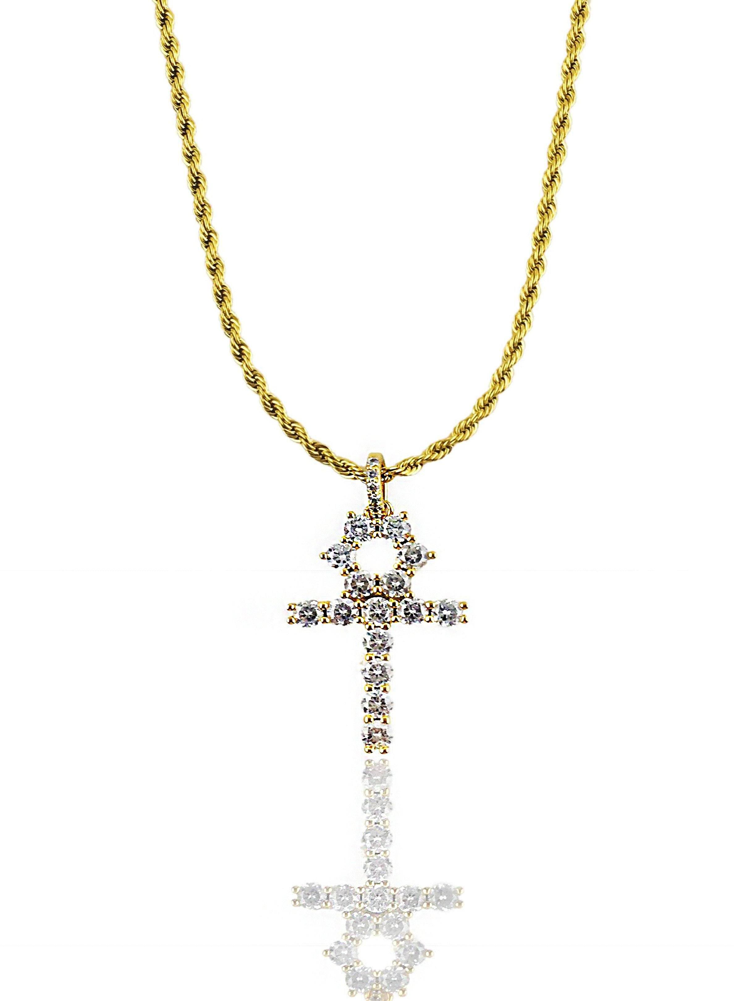 Ankh on sale chain diamond